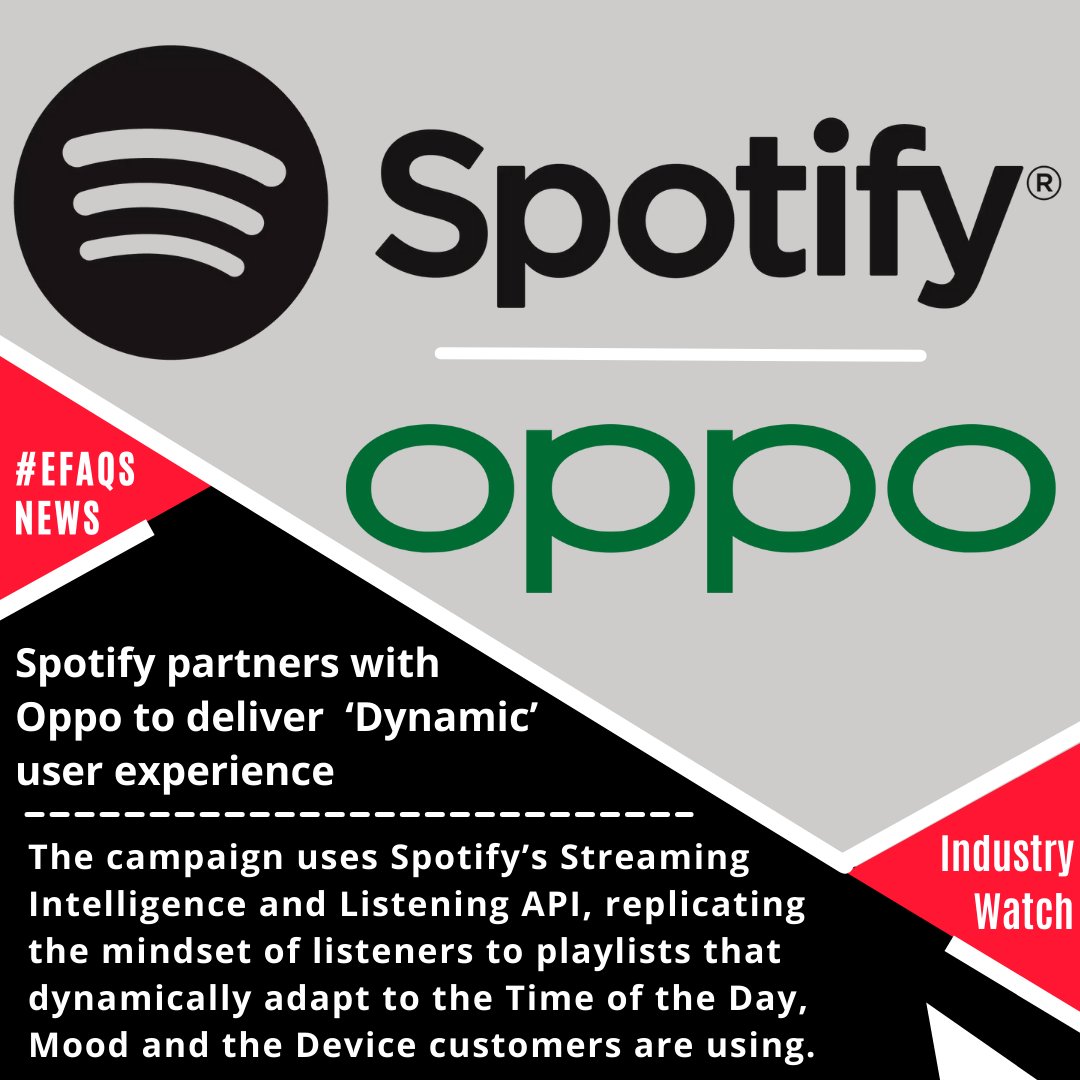 EVENTFAQS's tweet image. .#eventfaqs media News Update!
@Spotify @oppo @OPPOIndia @IPL @esfindia @tcookin @SOTCTravel