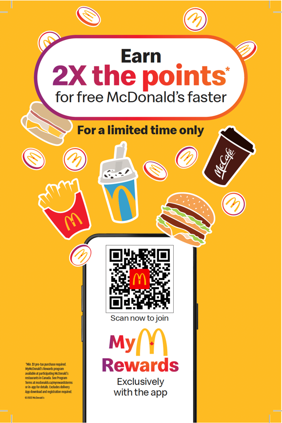 BounceRadio1041's tweet photo. Be sure to join Wix and Meg tomorrow morning for a chance to win a $25 gift card for @McDonalds !! Double the points for a limited time only!  #Freefoodfaster #doublethepoints https://t.co/q753C2FX6w
