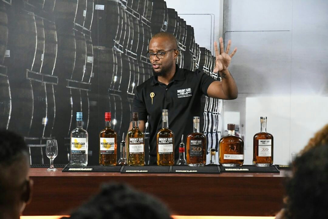 PremierBarbados's tweet photo. #MountGayRum offers tours at 2 venues - without a reservation, pop by the Visitor Centre [Bridgetown] for a tasting [1 Hr - Tasting 4 #Rums]  US $20 OR enjoy a  countryside drive to the original St Lucy estate, it's totally worth it and comes complete with shuttle service. https://t.co/ZcMQC9XXYS