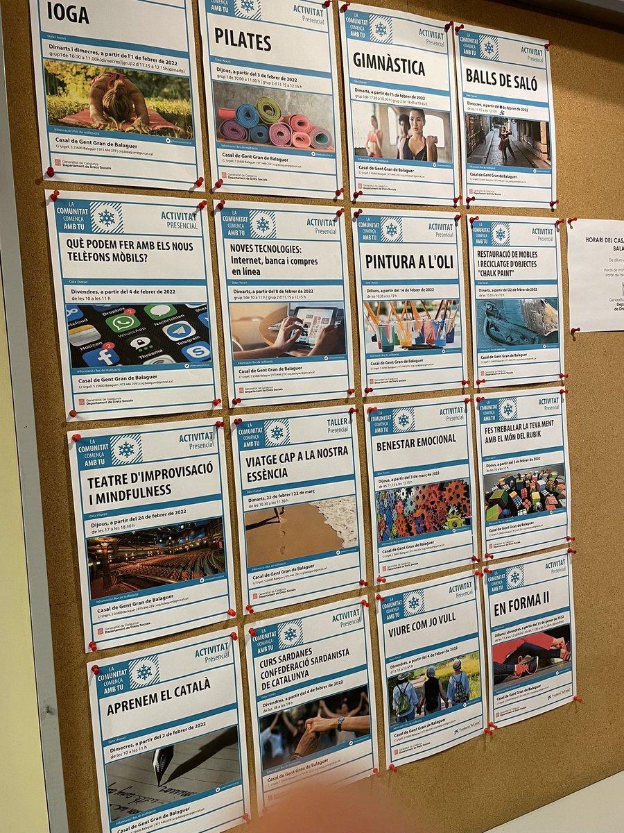 cescadomenech's tweet photo. Avui hem estat a #Balaguer on @dsocialscat programem activitats al Casal de Gent Gran i al Casal Cívic amb l’objectiu de lluitar contra l’aïllament i crear espais #comunitaris de relació, creixement personal i aprenentatge #lanoguera https://t.co/0wV74xtZdF
