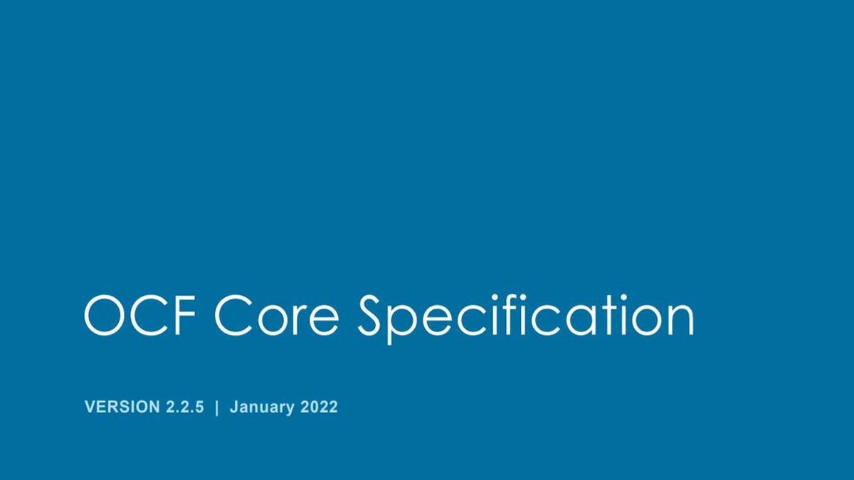 IoTivity's tweet image. OCF has published an update of its Secure IP Device Framework to now include the OCF #MQTT Proxy, further enhancing OCF&apos;s secure device-to-device, device-to-cloud #IoT connectivity. Read here: bit.ly/33MMgmF