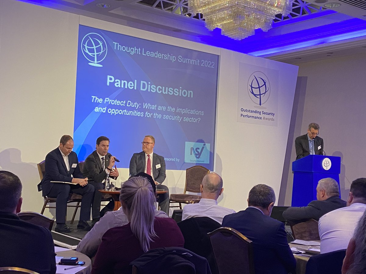 Andrew Donaldson, Real Estate Management (UK) Ltd, John Frost, RBCA and Stuart Toal, Allianz talk about the impending Protect Duty and what the implications and opportunities are for our sector <a href="/theOSPAs/">The OSPAs</a>