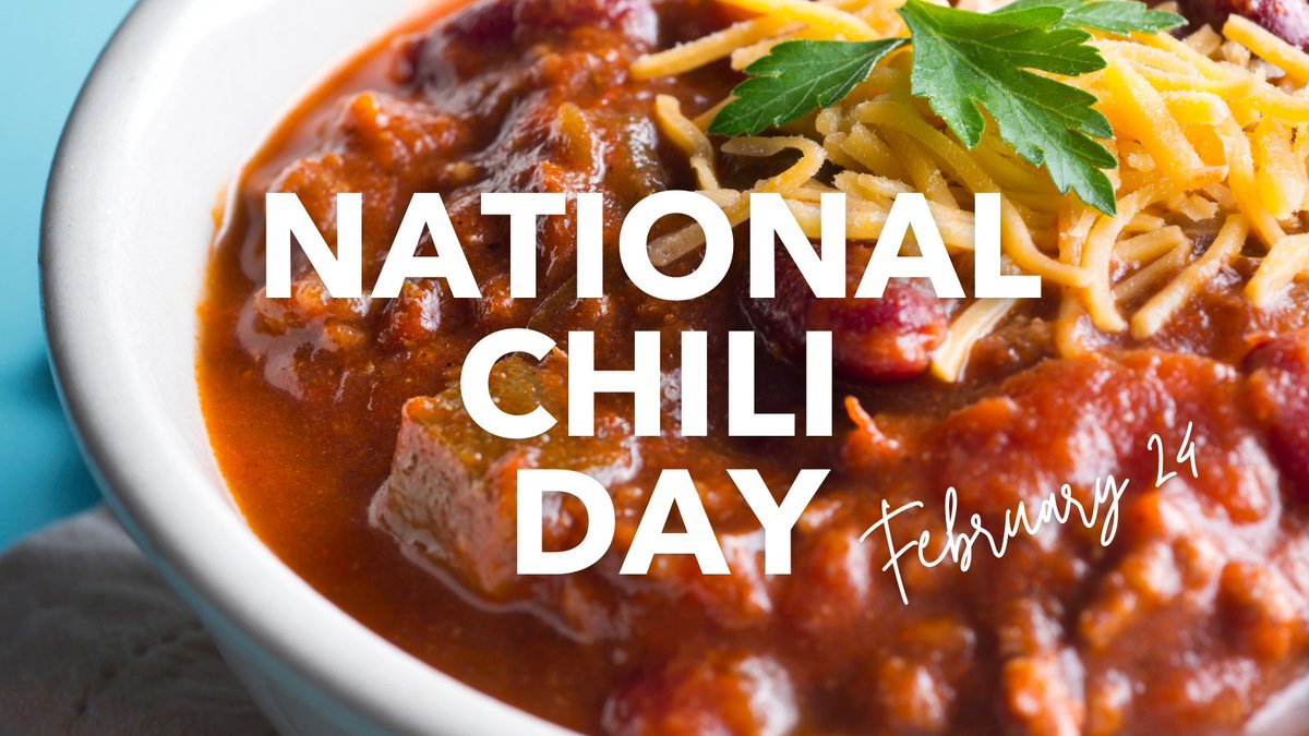 Today is National Chili Day, and we have chili available at Cornerstone Kitchen, the Northsider, and The View. Stop by for a hearty, warm meal on a cold winter day. #nationalchiliday