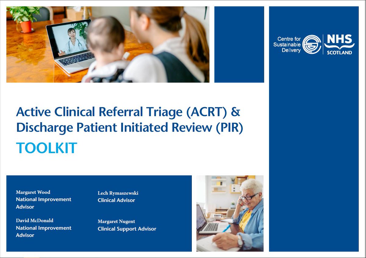 Have you checked out the latest Modernising Patient Pathways ACRT / Discharge PIR toolkit?👀
This newly updated guide includes information about opt in pathways. 
Visit ➡️learn.nes.nhs.scot/60214/scottish…