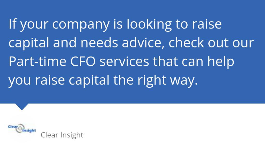 ClearInsightFPM's tweet photo. It is imperative to have a strategic process when raising capital for your business.

Read more 👉 https://t.co/CwMxjjRCoB

#raisingcapital #yyz #clearinsight #clearfinancials #FutureOrganizationalDecisions #UpToDateFinancialData #CustomerAcquisitionCost https://t.co/TaeZ3VYw5i