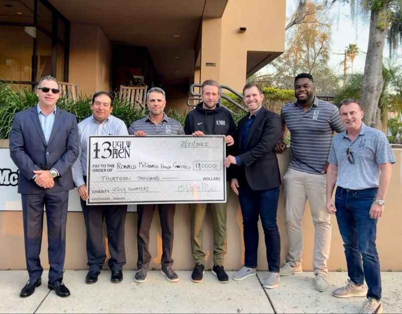 Earlier this week, our CEO, Jay Taylor had the pleasure of visiting with the Ronald McDonald House Charities Tampa Bay, along with fellow members of <a href="/13ugly/">13 Ugly Men</a>, whose $13,000 donation will go directly to supporting families in need.

#giveback #community #tampabay