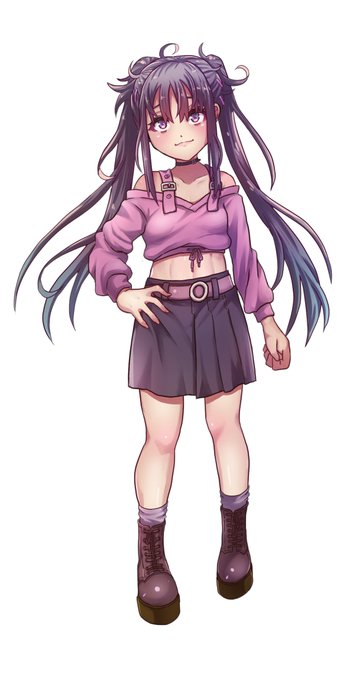 #慚愧の街
被害者の少女、永翁ヒカルの立ち絵できたー
今夜はここまでにして休も 