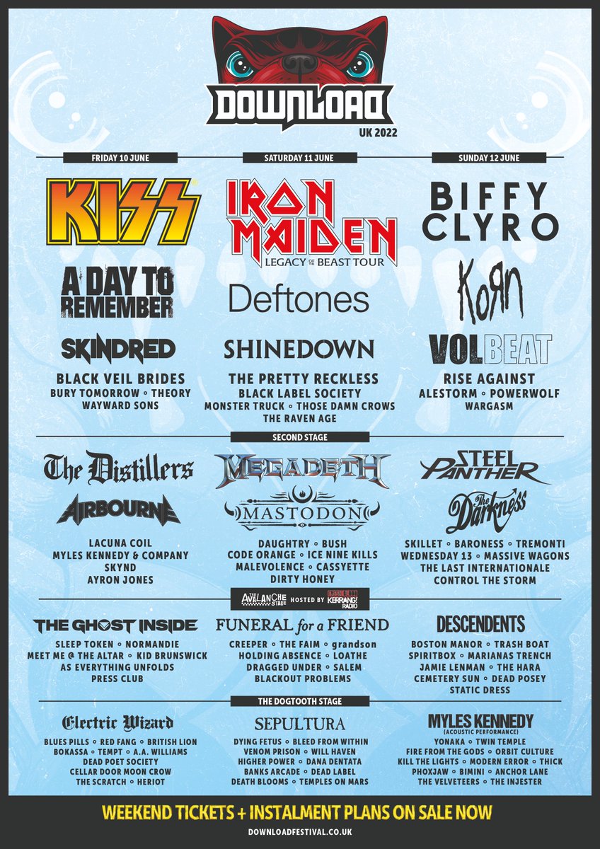 WHAT?!  Look who's headlining the Second Stage <a href="/DownloadFest/">Download Festival</a>?!  We cannot WAIT for this one!! #DL2022

Full details here 👉 bit.ly/3t78N6M

Grab your tickets NOW!! bit.ly/3hhm0UY