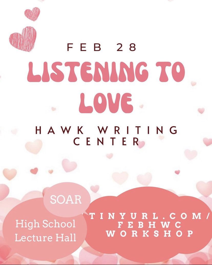 HSWritingCenter's tweet image. This Monday!! tinyurl.com/febhwcworkshop