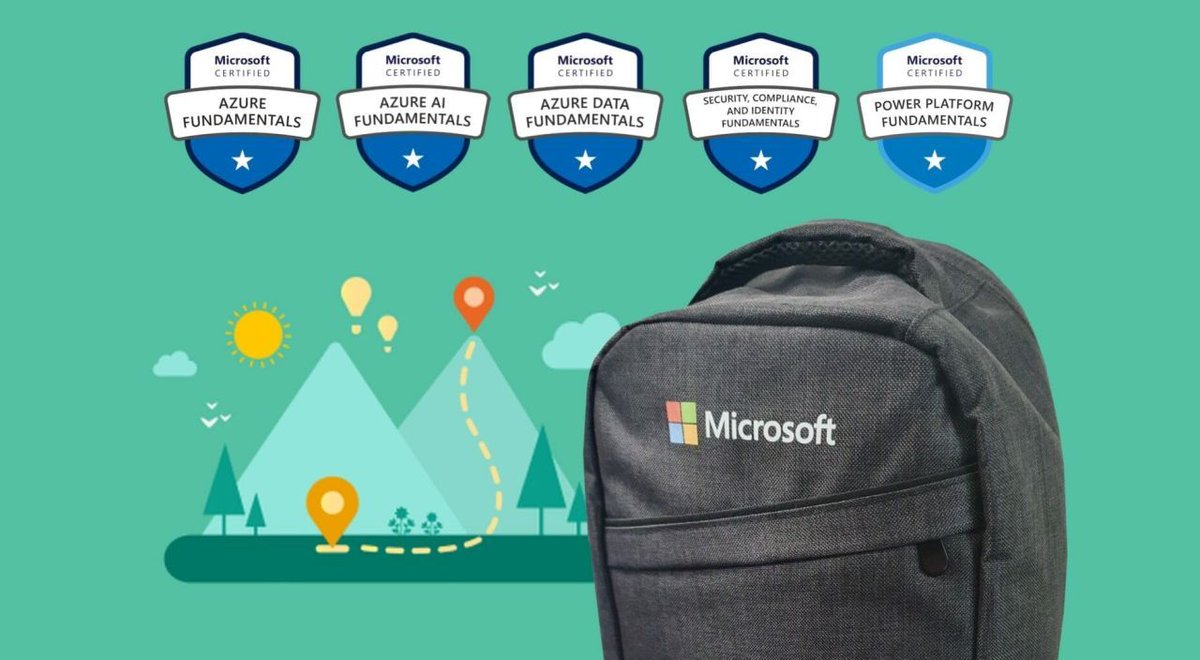 Microsoft Developer Western Europe (@msdev_we) on Twitter photo 💥Gain tech skills and free certs at the #Microsoft Spring Skills Challenge! 💥 msft.it/6012wrWDn - 1️⃣ Learning path on our <a href="/MicrosoftLearn/">Microsoft Learn</a> platform; 2️⃣ Corresponding #training session; 3️⃣ Corresponding #certification exam. 🎒 You may also receive a Microsoft #backpack! 💥Gain tech skills and free certs at the #Microsoft Spring Skills Challenge! 💥 msft.it/6012wrWDn - 1️⃣ Learning path on our <a href="/MicrosoftLearn/">Microsoft Learn</a> platform; 2️⃣ Corresponding #training session; 3️⃣ Corresponding #certification exam. 🎒 You may also receive a Microsoft #backpack!