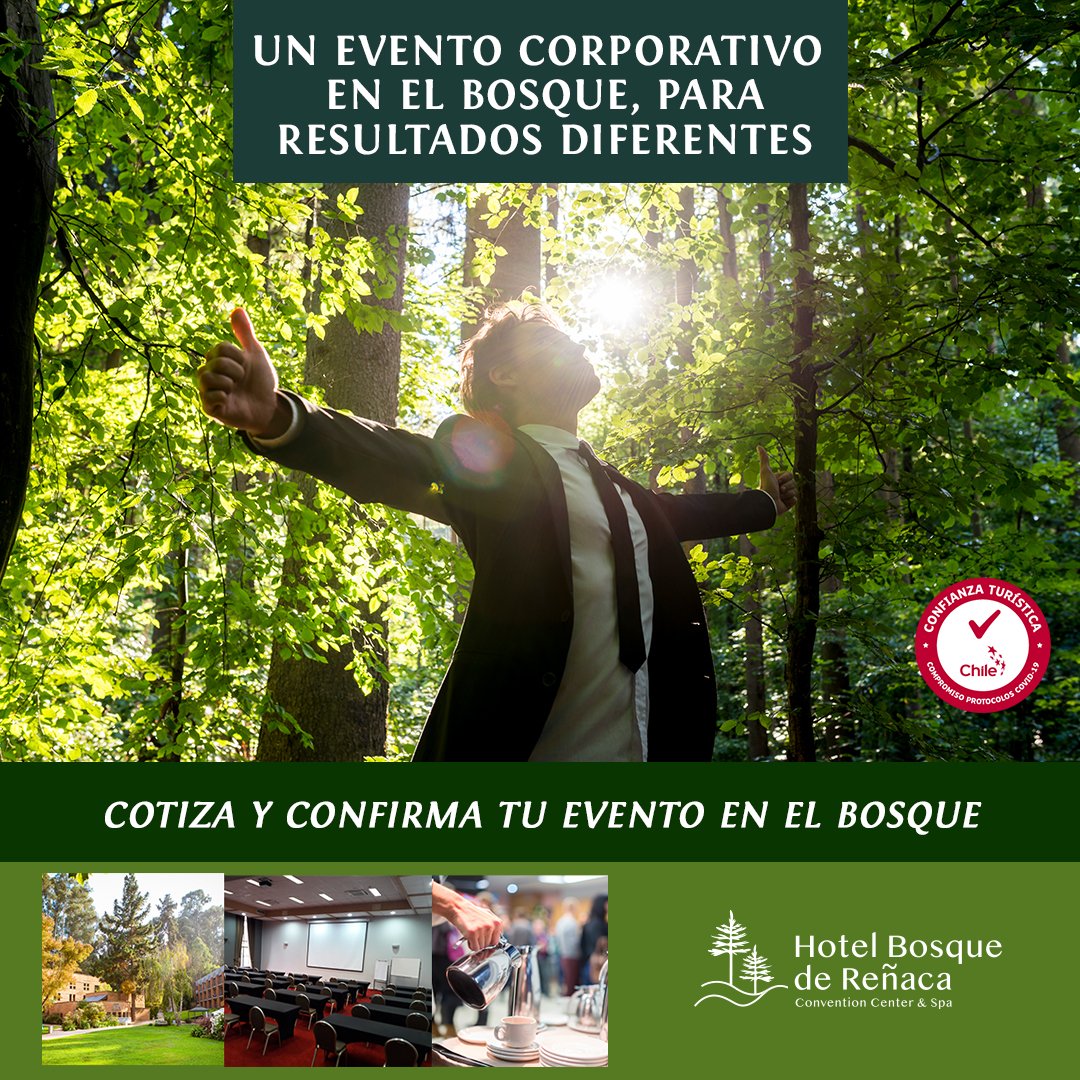 magixgroup's tweet photo. #InHouseMagix | Para que tu evento corporativo sea un éxito, tenemos un ambiente único; bosques, jardines y amplios espacios, complementados con instalaciones y tecnología audiovisual de primer nivel.
Tu equipo nunca lo olvidará! Contactanos vía DM o a #HotelBosqueDeReñaca https://t.co/XOmkHswDia