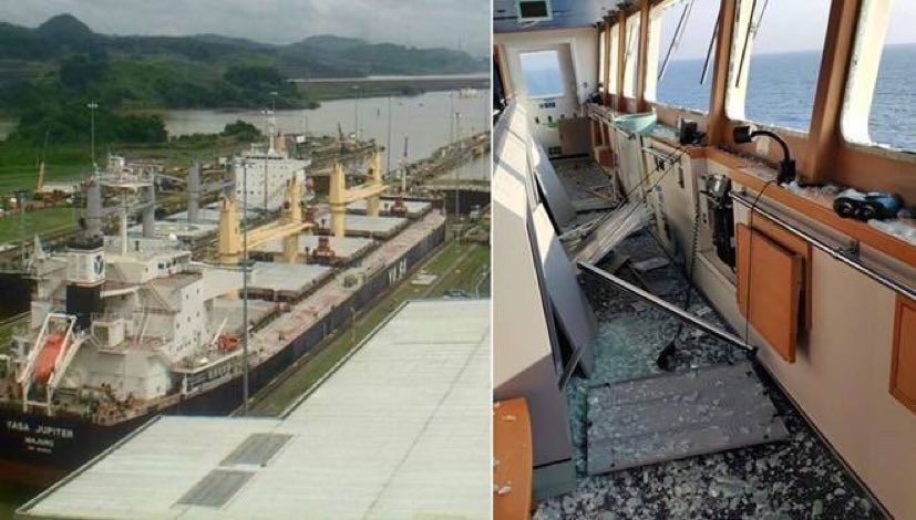 🇺🇦Turkish cargo ship in the Black Sea was reportedly hit by a bomb on its way to Odessa. #Ukraine