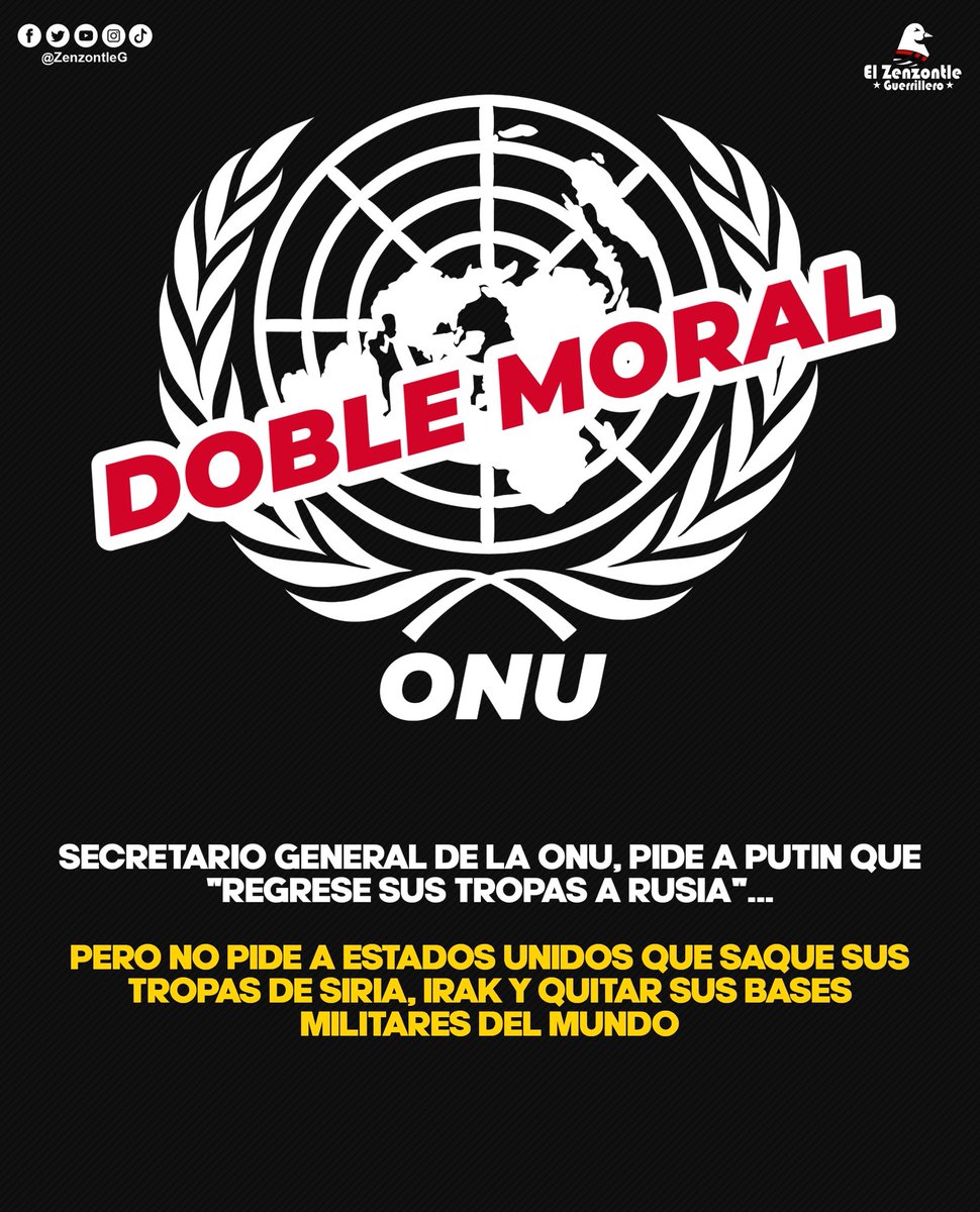 ‼️ #LOULTIMO | Sigue la Doble Moral y las injusticias en el Mundo, por los falsos defensores de derechos y supuestos mediadores, ONU es una Farsa defiende sus interés !!! 

#Rusia
#SputnikNews 
#Internacionales