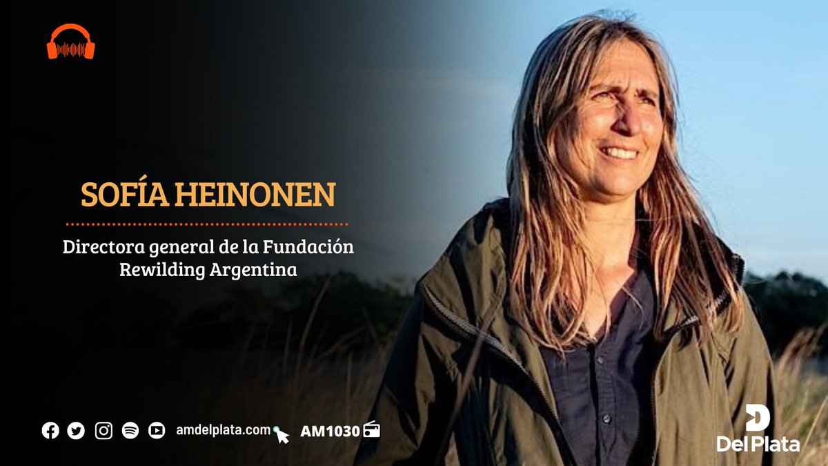 📻 [#CaféALas10] Sofía Heinonen (<a href="/SofiaHeinonenF/">Sofía Heinonen</a>), directora general de la Fundación Rewilding Argentina, en comunicación con <a href="/marianoobarrio/">Mariano Obarrio</a>

🎙AM1030
📲1123401030
🔊 amdelplata.com
