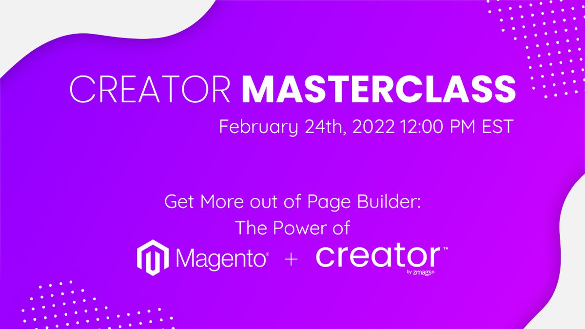 Fastr_DXP's tweet image. ☀️ 🍳 Rise and shine! ☕️ ☀️ Today is the day 👀

Tune in at 12pm ET to learn how to maximize #PageBuilder at our #CreatorMasterclass 🔥😎 hubs.ly/Q014tWj60
#Magento #dxp #eCommercemarketing #ux #designers #digitalmarketingtips