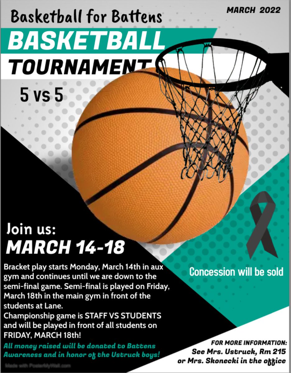 LaneWAWM's tweet photo. Annual Battens Basketball Tourney. Gather up a team and have some fun.  #wawmproud https://t.co/BXLuNNH7wo
