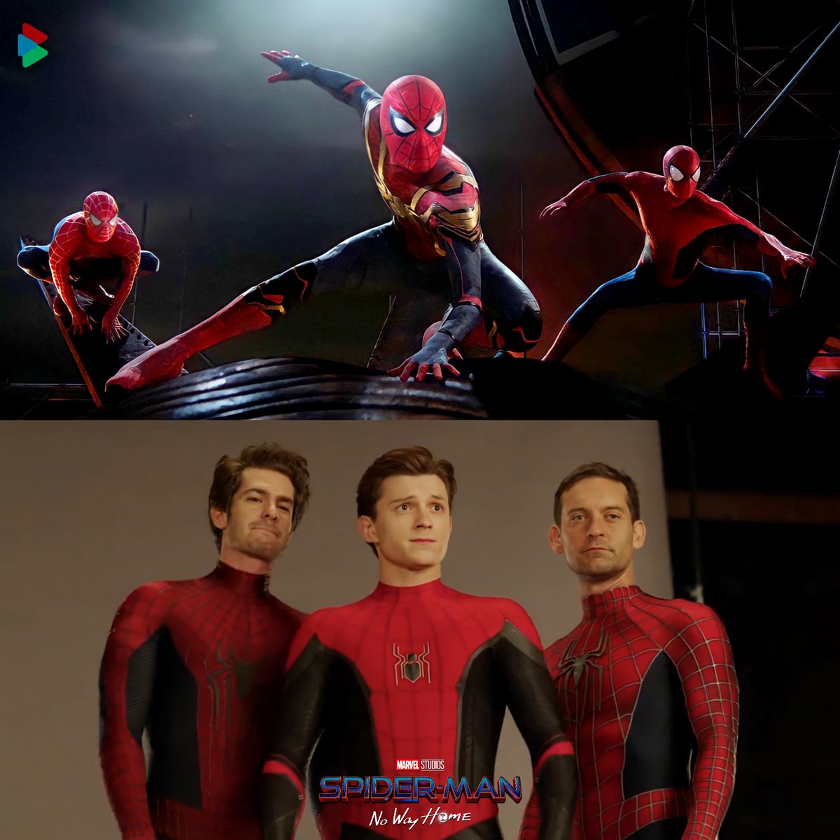 BingeWatchThis_'s tweet photo. A historic moment. #SpiderManNoWayHome https://t.co/TEd49pboab