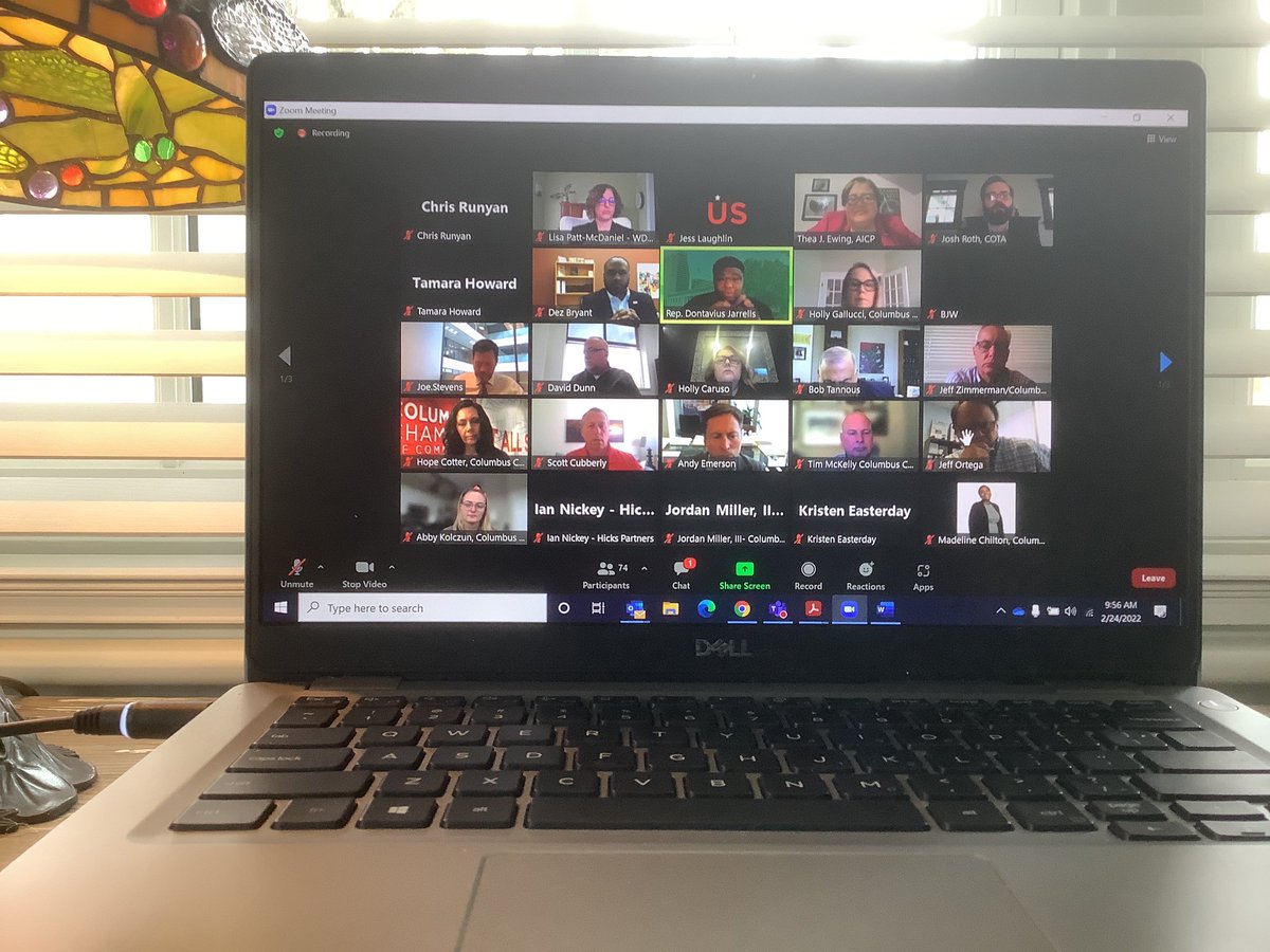 I had the pleasure of speaking on the Government Insight panel for the <a href="/ColumbusChamber/">Columbus Chamber</a> this morning. A rousing conversation with <a href="/thea_jo/">Thea Walsh</a> <a href="/iamDontavius/">Rep. Dontavius L. Jarrells</a>  and Josh Roth about the opportunities and challenges of the #BuildBackBetter bill.