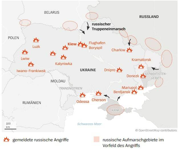 Mit Entsetzen haben alle Ukrainer:innen und viele Russ:innen heute morgen von Putins Einmarsch in die #Ukraine erfahren. Es ist eine Aggression, die für die Mehrheit der Bürger:innen beider Länder 🇺🇦🇷🇺 und für die ganze Welt unmöglich schien, nach 1945.
🕊 Wir können Frieden!…