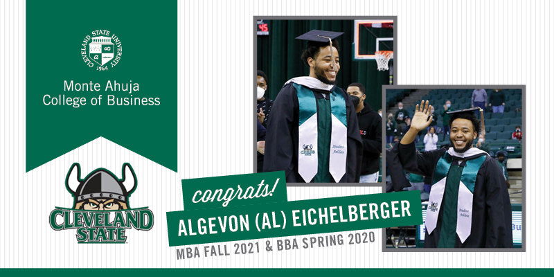 CSU_BizGrad's tweet photo. #Friyay! 2 time @CSU_Biz alum &amp; men's basketball athlete Algevon (Al) Eichelberger (#MBA ‘21 &amp; BBA ‘20) was honored at Senior Day recognition on Feb. 12. Details: https://t.co/8YXb50rEB0 https://t.co/bBpHYyjQAd
