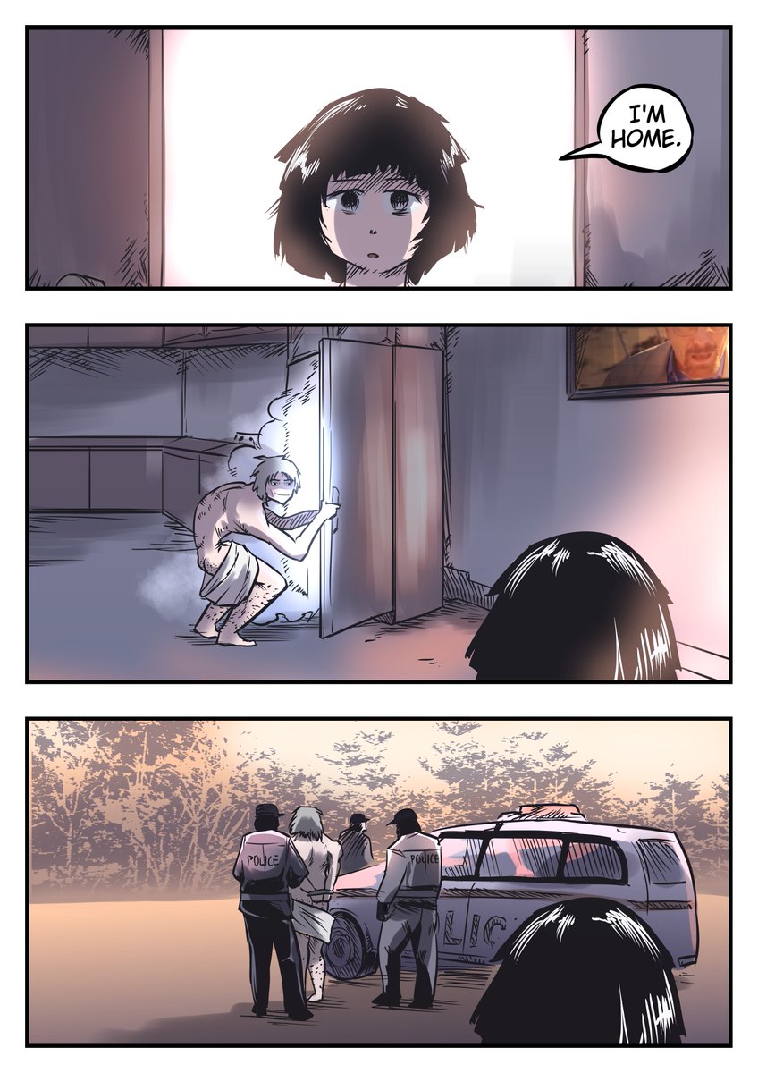GetonJaddx's tweet photo. be careful of fridge stealers #comic #webcomic #art #manga #mangaart https://t.co/FgYtcBZs3b