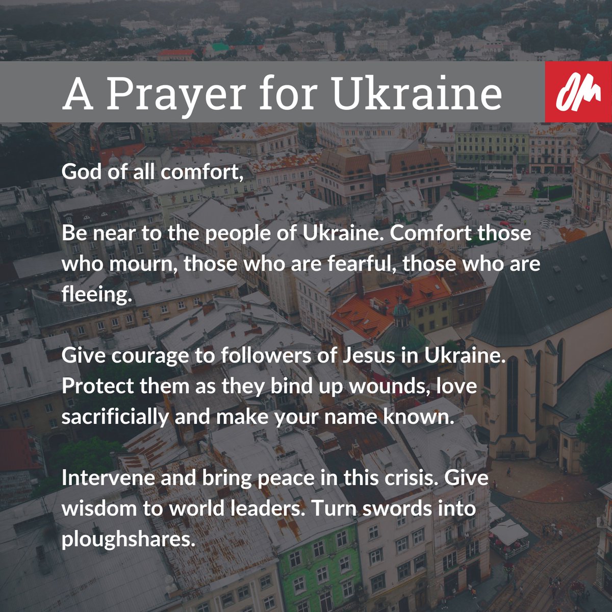 We cry out to God for Ukraine today. Join us in prayer ❤️#Ukraine #PrayForUkraine #PrayForPeace
