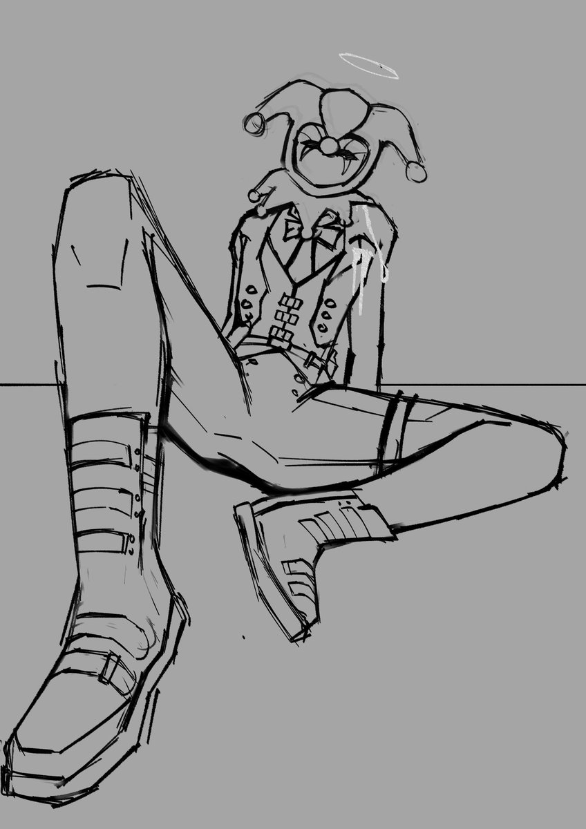 Emperique_'s tweet photo. Heres something I just started (and probably wont finish.) Drawing my mental toon "Mentally ill" ๐ @DCUO #DCUO #Art #Zuart #WIP https://t.co/HRyZiJXzeg