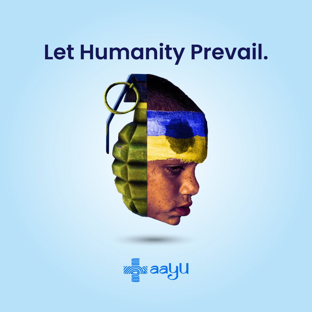 No war can ever be won. The excruciating pain of war disrupts peace &amp; well-being. Every war leads to the loss of lives, infrastructure, mental &amp; physical health. 
Our thought goes out to every individual getting affected due to this war.

#Aayu #AayuHaiNaa #Aayuforhumanity #peace