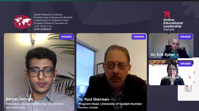 CitizenshipFund's tweet photo. "From an early age, students need to be exposed to various cultures." - Dr. Paul Sherman (@Dr_PaulSherman), Program Head, @GuelphHumberUn at #OELF #SDGs #lrnchat #edchat #GCED https://t.co/8bZzkQe1d5