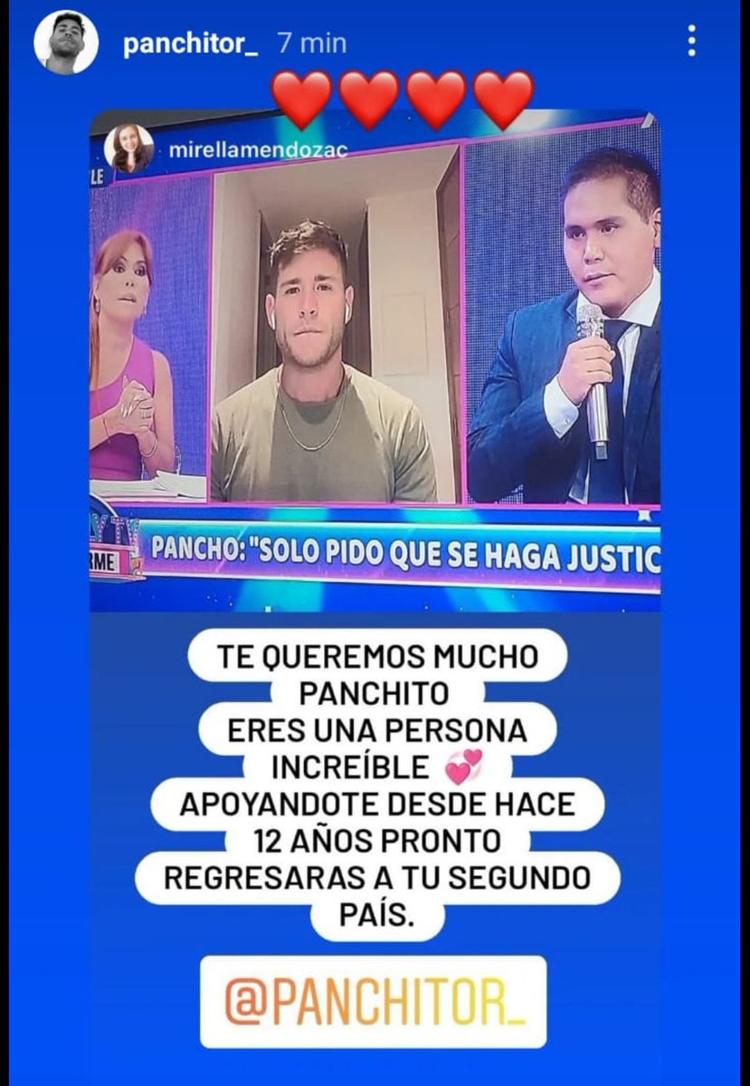 Mirescrap's tweet photo. Pancho es la persona más humilde y trabajadora de todos los chicos realitys y lo puedo confirmar. Exigimos a @MigracionesPe  puedan solucionar ya esté tema.
#Pancho https://t.co/6jrAccQT1j