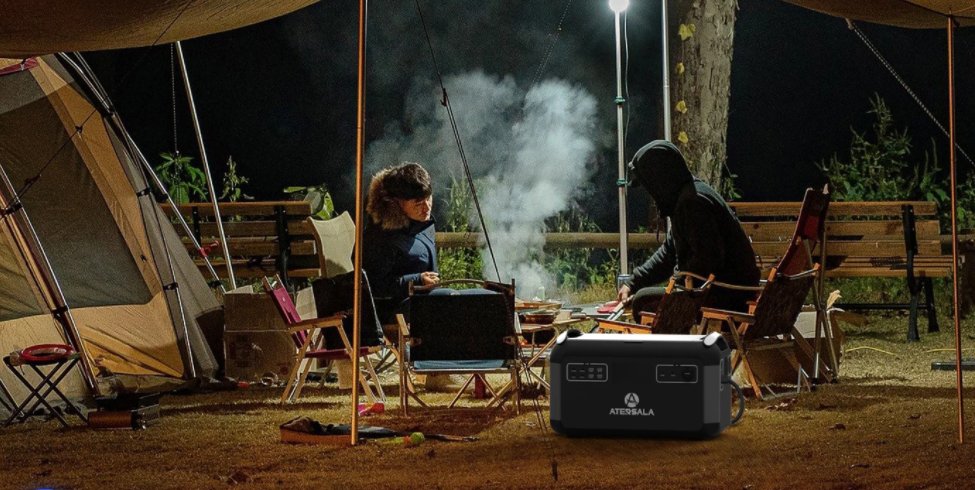 "You can use a stove or a heating blanket in the van during the winter season because of its large capacity and rating! The portable power station helps with recharging while driving, so the charge is always 100%!⚡ "