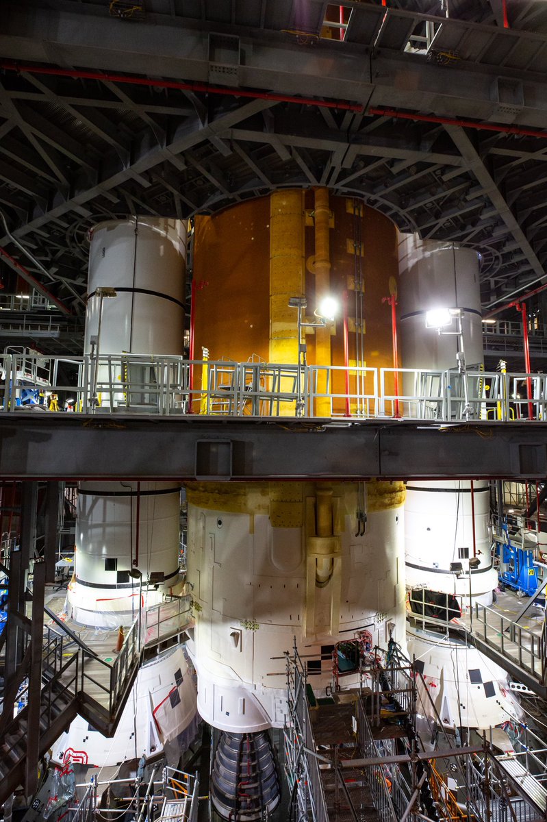 Engineers continue to work through final closeout tasks for the #Artemis I launch, as well as integrated testing before <a href="/NASA_SLS/">ARCHIVED: NASA_SLS</a> and <a href="/NASA_Orion/">Orion Spacecraft</a> roll out to the pad for the first time in mid-March.

Join us today at 1:30pm ET for the latest updates: nasa.gov/live