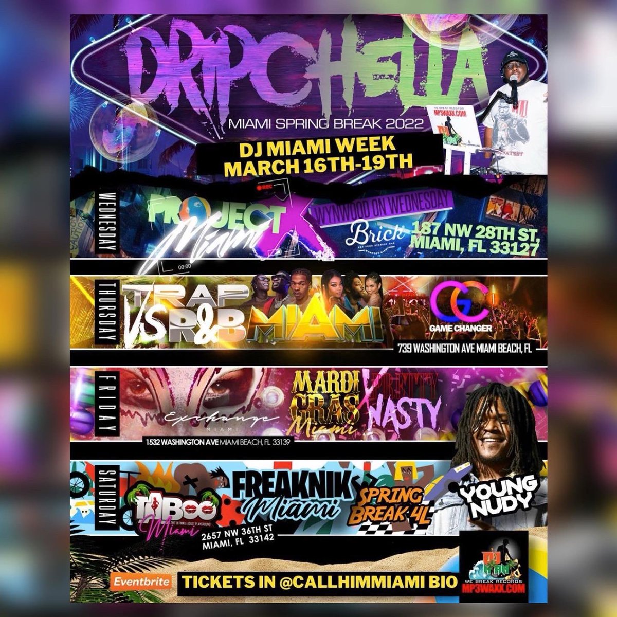 CallHimMiamii's tweet photo. 👀 time to come party with me 😮‍💨 Link my bio for tickets https://t.co/3T9jbUJqGo