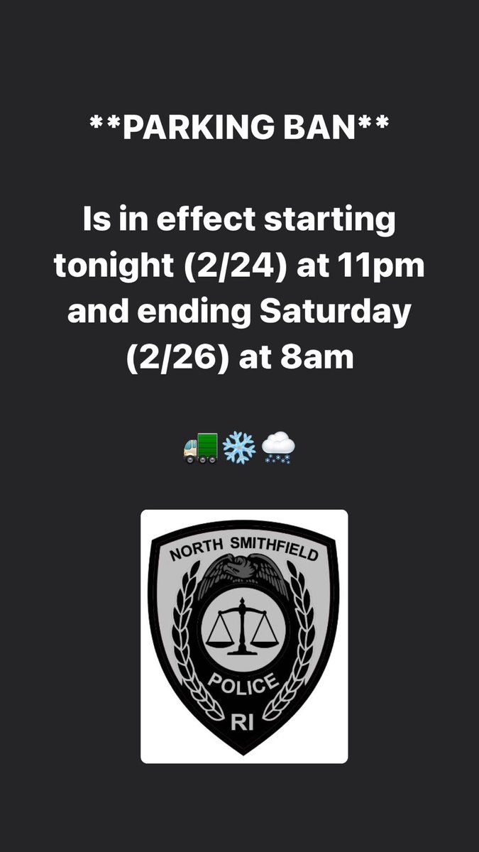 North Smithfield Police Department (@nspolicedept) on Twitter photo 