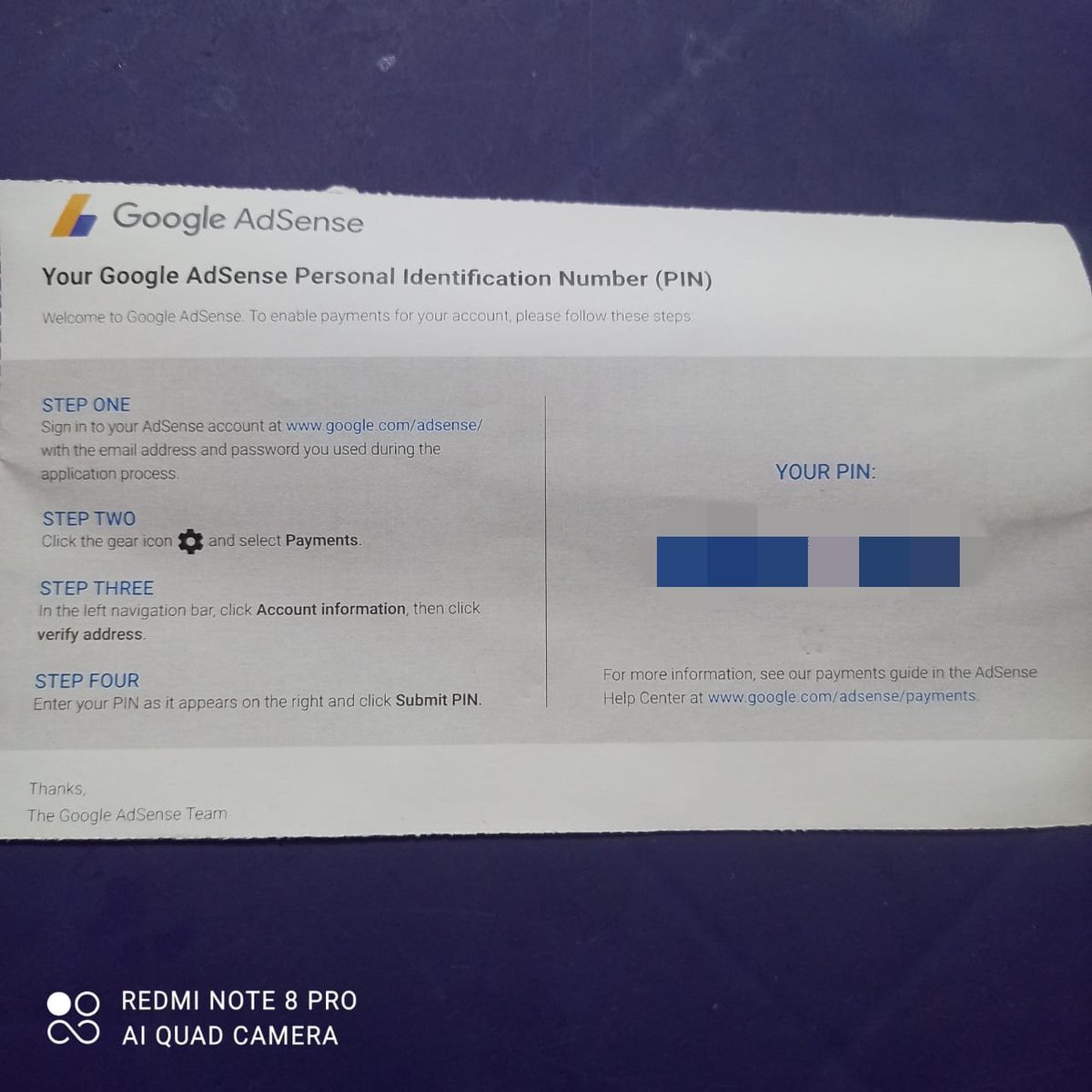 ARTechYT's tweet image. Today I Received Verification ID From Google AdSense (YouTube channel)
Finally all the verification is completed!
Never thought I would get to this level, it not about just the $$, the happiness and inner satisfaction is priceless..ik there is a long way to go, Let&apos;s See!!