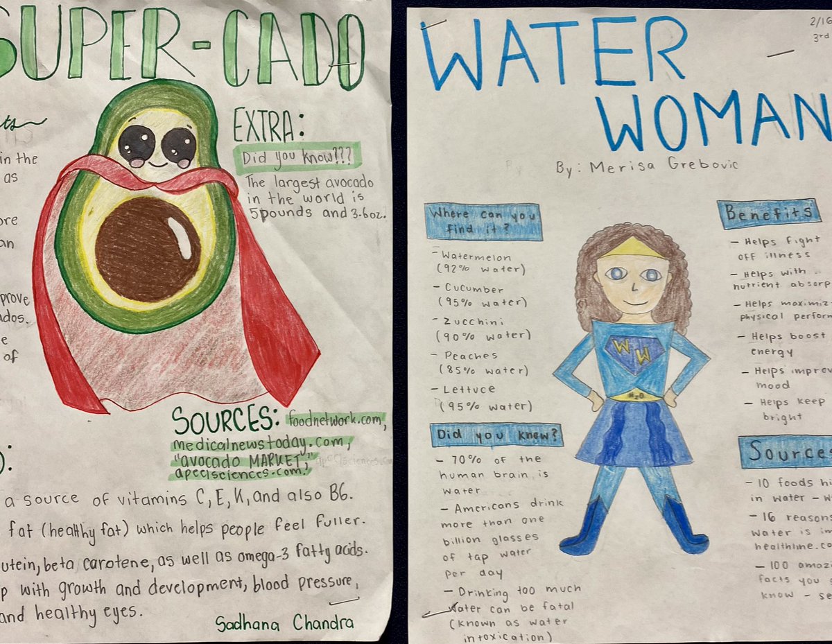 Nutrients have superpowers! Check out these Nutrient Superheroes.
<a href="/LarsonMS/">Larson Middle School</a>