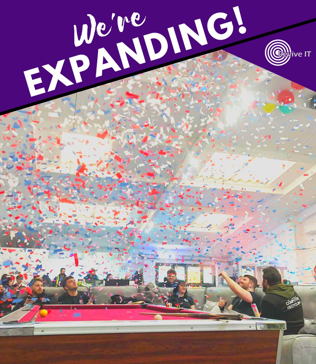 We’re back… and with a BIG announcement.
I know we’ve been quiet but behind the scenes we have been working away. Last week we had some amazing news to share with our staff…
After months of hard work we are excited to announce that Revive IT is expanding … by over 10,000sqft