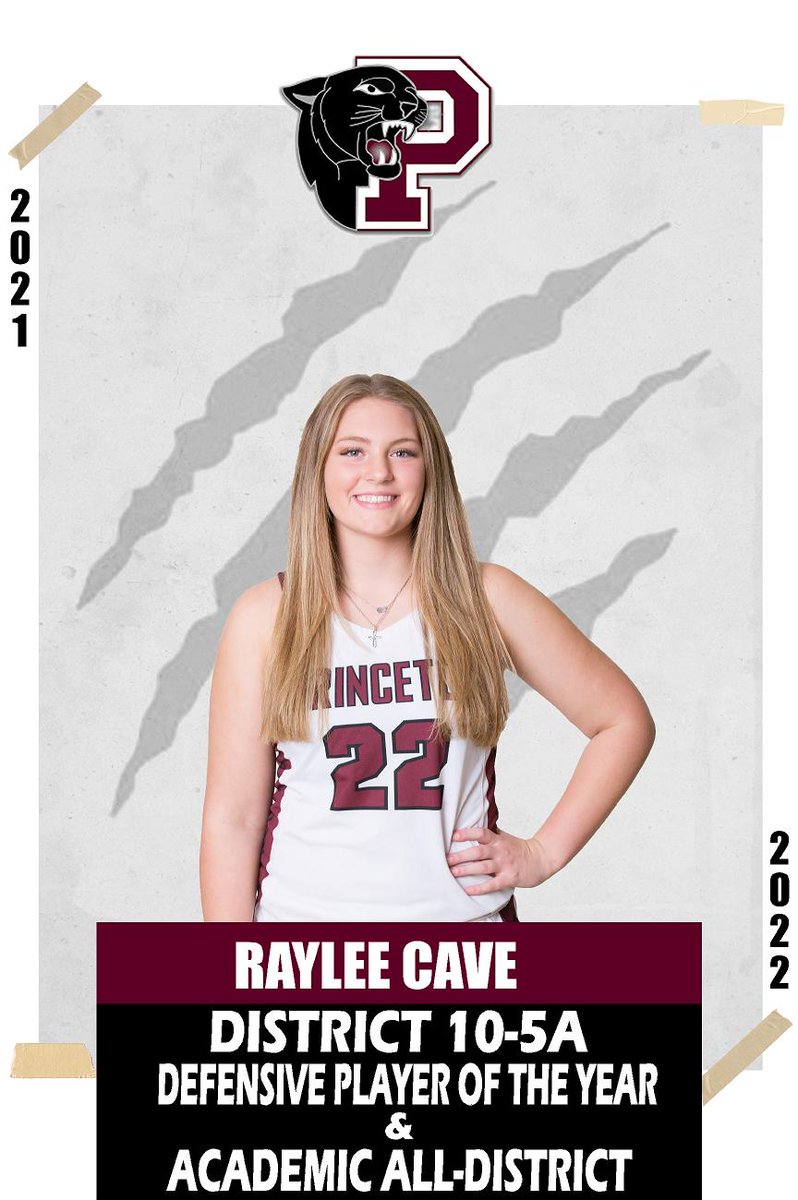 We are proud to announce <a href="/raylee_cave2022/">Raylee Cave</a> as the District 10-5A Defensive Player of the Year. She was also named to the All-Academic Team. Congrats!! #Heart