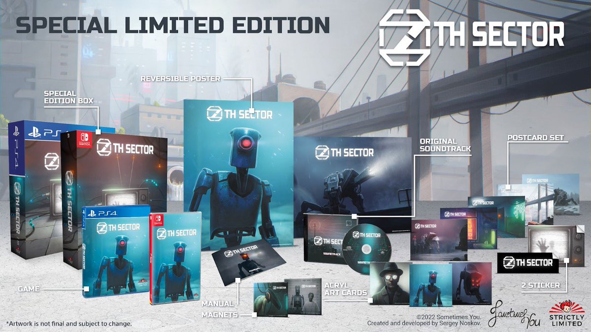 LWOGaming's tweet photo. Physical editions available for pre order on #PS4 and #NintendoSwitch for #7thSector thanks to #StrictlyLimitedGames @PRhoundHQ #GameNews @lastwordonsport
https://t.co/zT3Vl2lZ6C https://t.co/u3WhTyujol