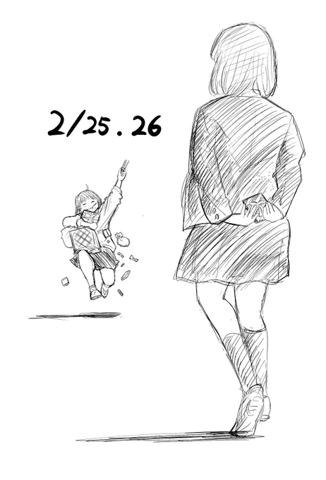 2月25日は南雲、26日は未知の誕生日です。
(12巻97話より)
いつまでも祝い合える関係であります様に。
#もういっぽん 
#南雲安奈
#園田未知 