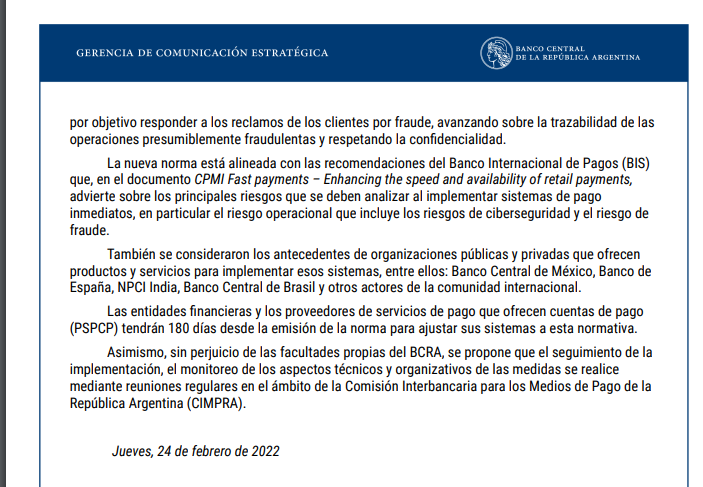 SabrinaCorujo's tweet photo. Nuevas medidas (controles) para las billeteras. Recién salido del BCRA https://t.co/zoIAY8S7IZ
