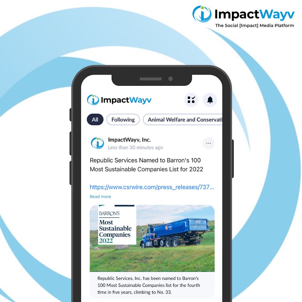 ImpactWayv's tweet photo. With the #ImpactWayv app, the only social [impact] media platform, you can discover and share content that matters. You can post and engage with content that encourages productive dialogue and positive action. The power to make an #impact is in the palm of your hand! https://t.co/lbRpUckFhR