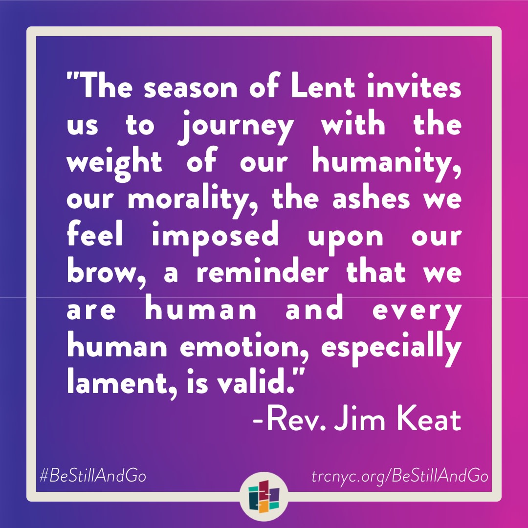RiversideNYC's tweet photo. What do you need to lament during this season?
#BeStillAndGo (HT: @IdeasDoneDaily)
https://t.co/ixpsNnFScu https://t.co/KFrv5l9CUw