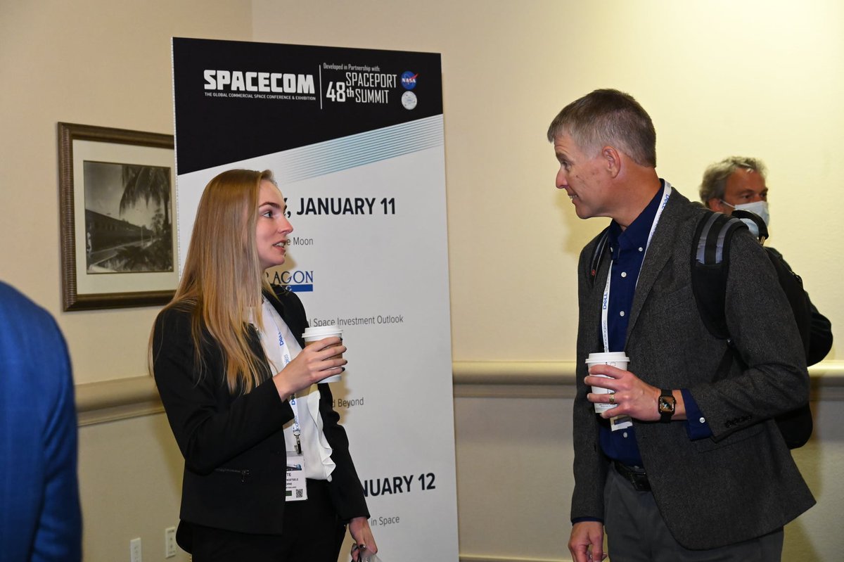 SpaceComExpo's tweet image. No other event brings together the private and public sectors to advance #commercialspace like this. #networking @SpaceportSummit #SpaceCom2022 #SpaceCongress #spacetech #spaceinnovation #spaceeconomy #spaceindustry #NASA #NASAKSC