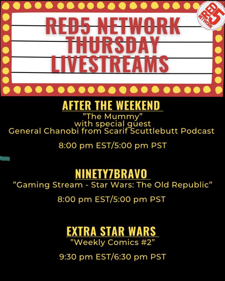 YOUR Red 5 Network tweet media