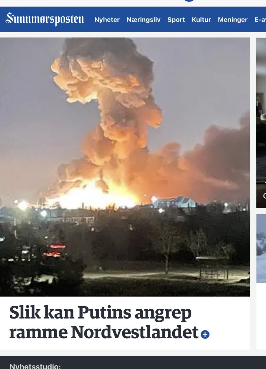 ArillRi's tweet photo. Ærleg talt ⁦@smpno⁩. Det får vere måte på. Her er det ein bruk av bilete og tekst som kun er eigna til å skreme, eller få klikk sjølvsagt.  De kan betre. ⁦@hannarelling⁩ https://t.co/7aRdLTbWzP