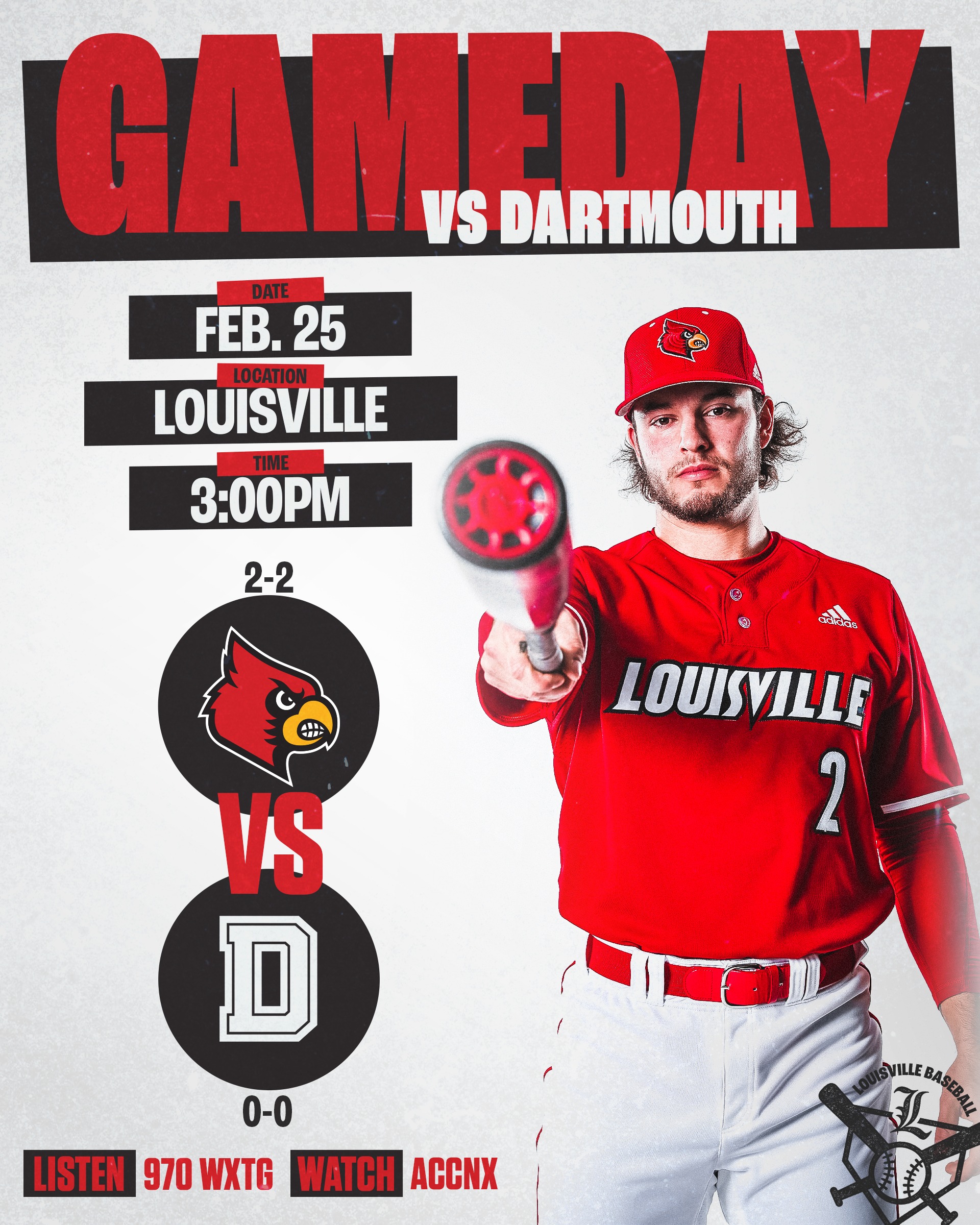 Louisville Baseball on Twitter: A Friday in The Ville. 📺 ACCNX