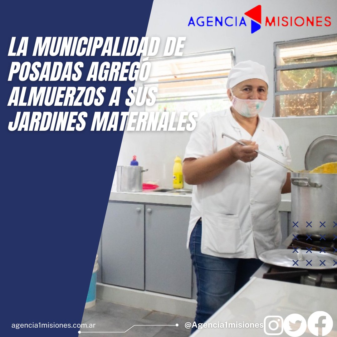 La Municipalidad de Posadas agregó almuerzos a sus jardines maternales 

agencia1misiones.com.ar/index.php/es/i…
