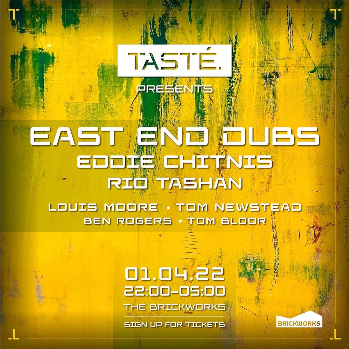 Friday 1st April we welcome <a href="/EastEndDubs/">East End Dubs</a> to Nottingham’s sickest underground venue, <a href="/brckwrks/">The Brickworks</a> 🦌🧡

Tickets on sale 10am Monday.