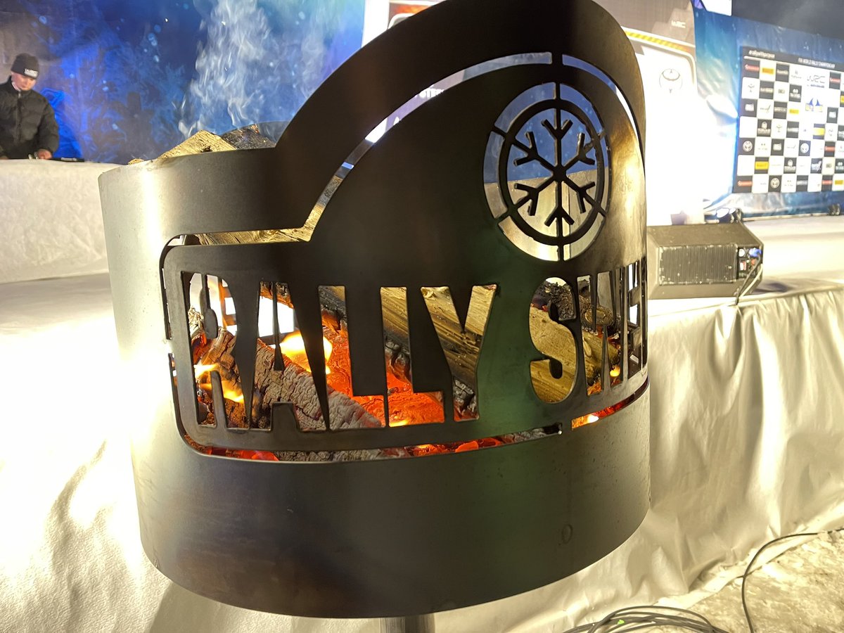 Start of the <a href="/RallySweden/">Rally Sweden</a> #WRC #WRCLive #wrc2022